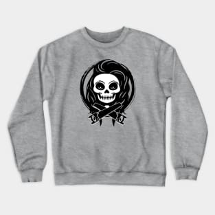 Female Joiner Skull and Saws Black Logo Crewneck Sweatshirt